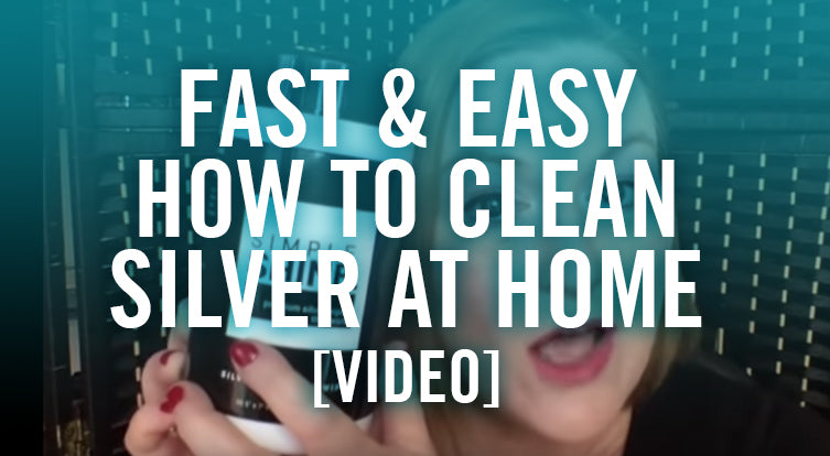 FAST & EASY How to Clean Silver at Home (Non Toxic Jewelry Cleaner) [V –  Simple Shine
